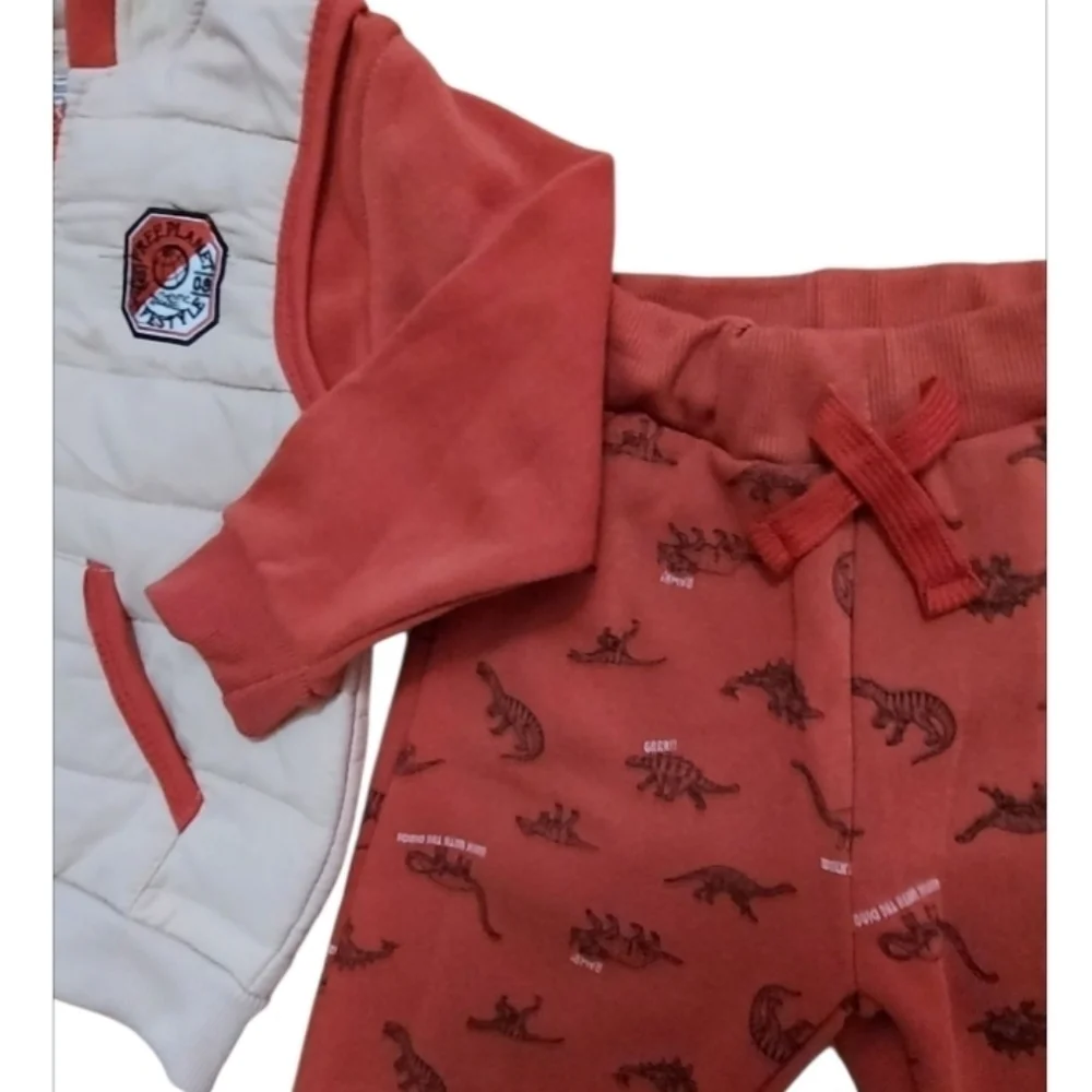 NWT Free Planet 2-Piece Dinosaur Jacket & Jogget Set ~sz 4T